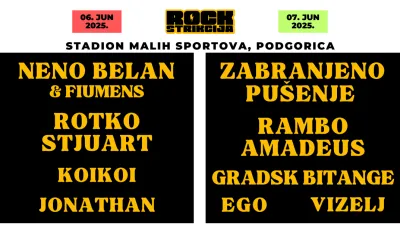 Rokstrikcija na stadionu malih sportova