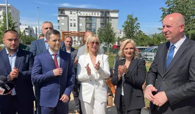 Sa otvaranja parka na Zabjelu  