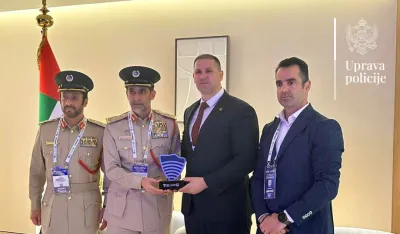 Uprava policije Crne Gore nagrađena na Svjetskom policijskom samitu u Dubaiju