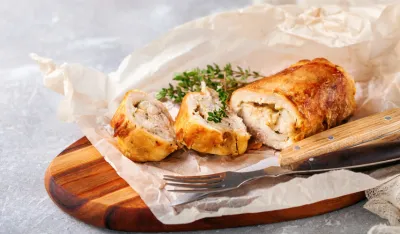 Pileće rolnice s feta sirom