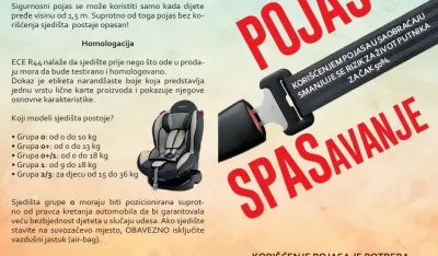 Počinje kampanja &bdquo;Pojas za spas&ldquo;