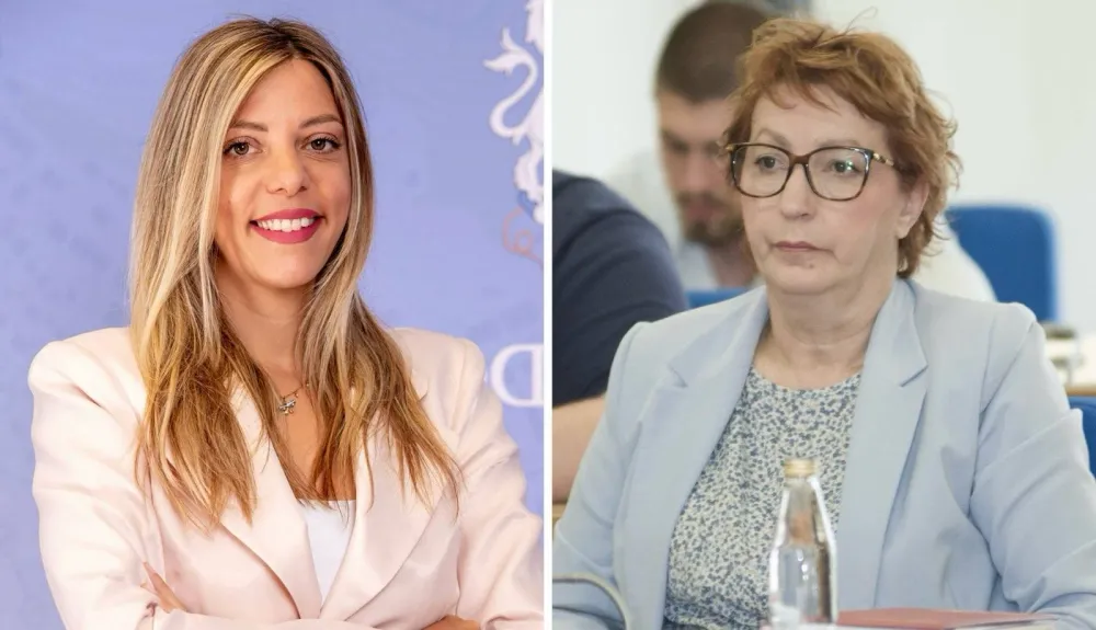 Ksenija Aranitović i Zdenka Popović