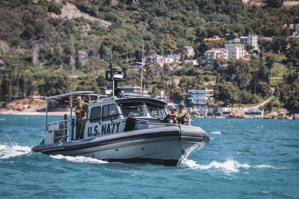 Mornarice VCG, SAD i Albanije, dio vježbe "Defender Europe 25"