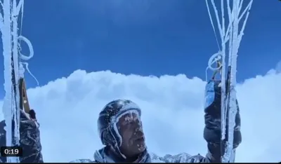 (VIDEO) Paraglajder doživio jezivo iskustvo: Vazdu&scaron;na struja ga "usisala" i podigla na visinu od 8.500 metara