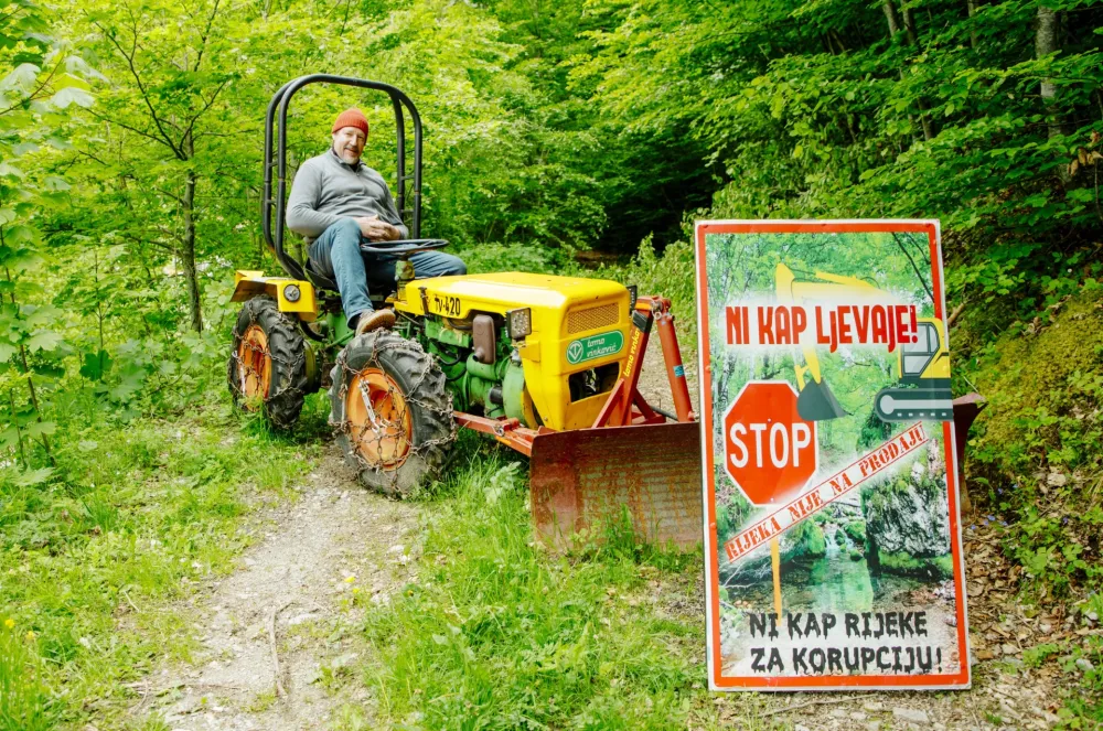 Tomas Vajs za&scaron;tita rijeke Ljevaje