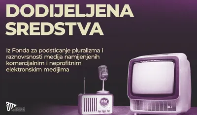  Agencije za audiovizuelne medijske usluge dodijkelila sredstva emiterima