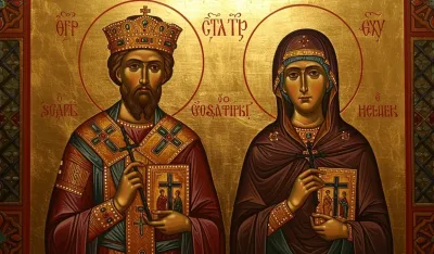 Sveti car Konstantin i carica Jelena