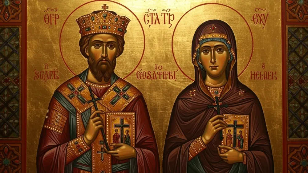 Sveti car Konstantin i carica Jelena