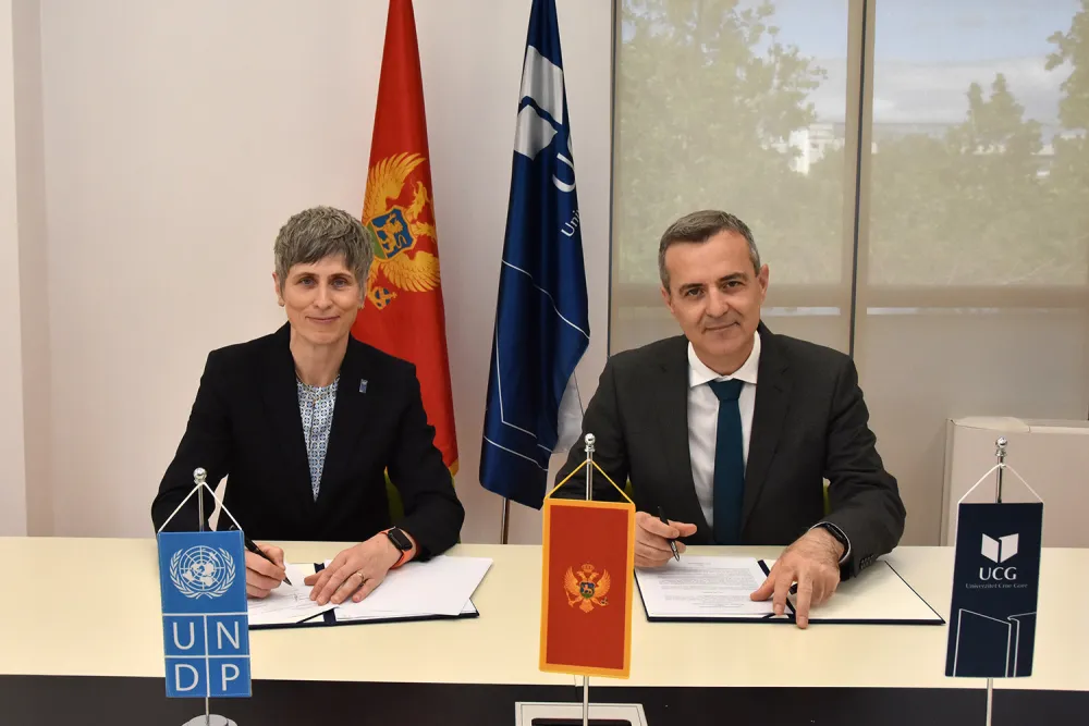 UCG i UNDP: Partnerstvo za razvoj ljudskog kapitala, inovacija i zelenu budućnost