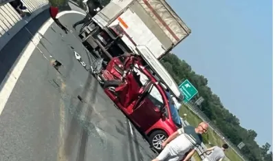 Nesreća na auto-putu Milo&scaron; Veliki