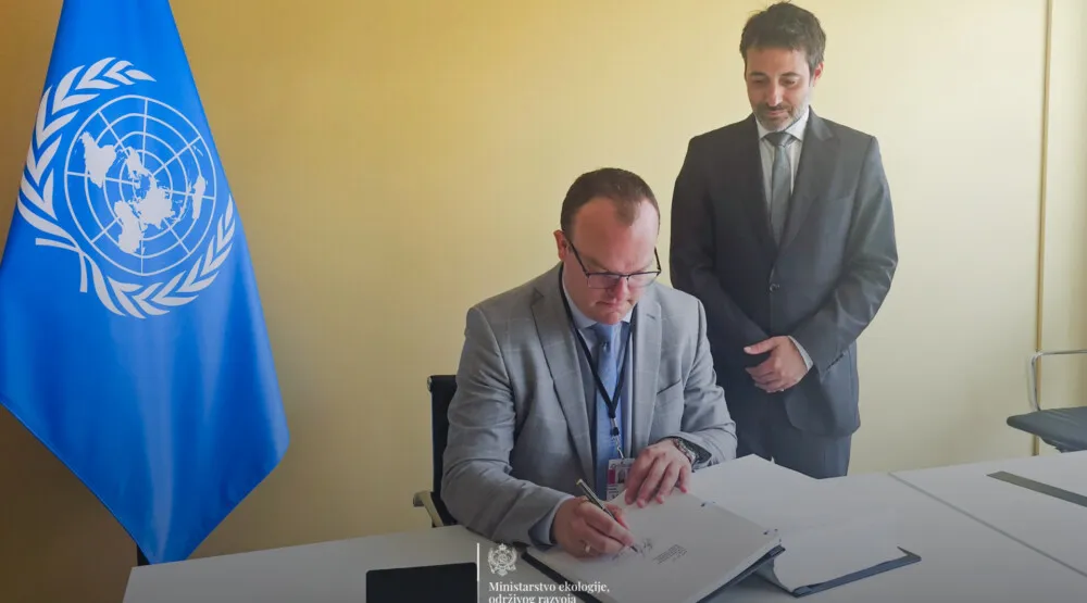 Ćulafić potpisao Sporazum o očuvanju i održivom kori&scaron;ćenju morske biolo&scaron;ke raznovrsnosti u područjima izvan nacionalne jurisdikcije