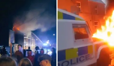 Povrijeđeno 15 policajaca u antimigrantskim protestima u Sjevernoj Irskoj