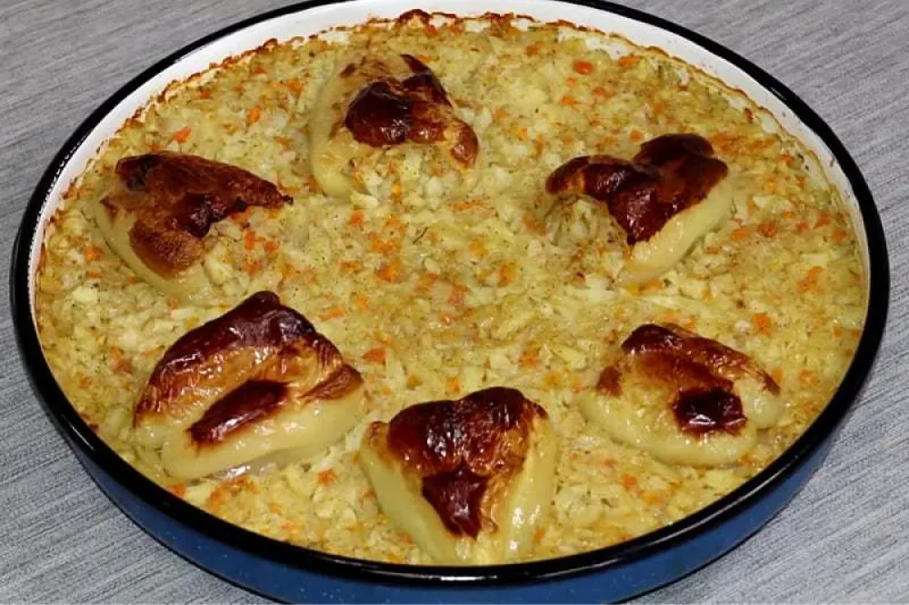 Paprike punjene krompirom ukusan i jednostavan obrok