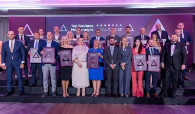 Dodijeljene Top Business Montenegro Awards 2025; Burzan-Nikolić: U vremenu u kojem resursi nijesu beskonačni, povjerenje je najskuplja valuta
