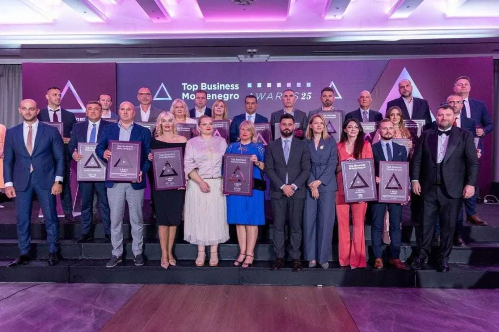 Dodijeljene Top Business Montenegro Awards 2025; Burzan-Nikolić: U vremenu u kojem resursi nijesu beskonačni, povjerenje je najskuplja valuta