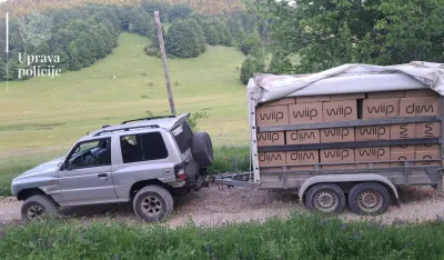 Granična policija zaplijenila robu u vrijednosti preko 315.000 eura, uhap&scaron;ena jedna osoba