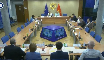 40. sjednici Administrativnog odbora Skup&scaron;tine Crne Gore (Foto: Screenshot Youtube)