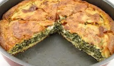 "Lijena pita" od spanaća i fete