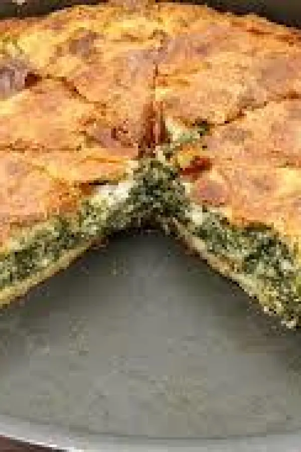 "Lijena pita" od spanaća i fete