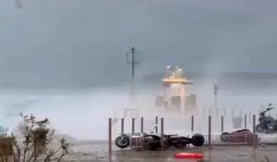 (VIDEO) Jako nevrijeme u Istri: Udari vjetra od 110 km/h, i&scaron;čupano drveće, ima povrijeđenih