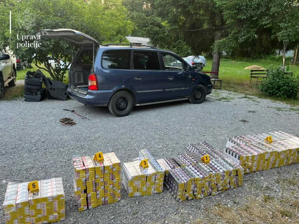 Granična policija zaplijenila veću količinu duvanskih proizvoda vrijednosti oko 19.000 eura