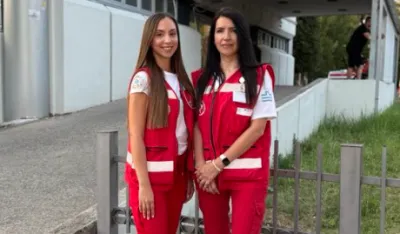 Dr Nina Nikčević i medicinska sestra Biljana Raičević