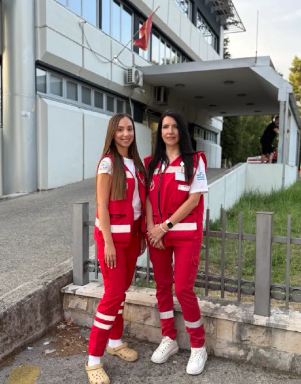 Dr Nina Nikčević i medicinska sestra Biljana Raičević