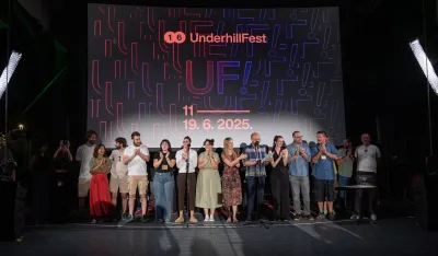 Dobitnici nagrada i tim koji je zaslužan za organizaciju i realizaciju 16. Underhilla