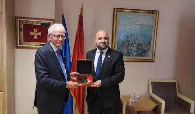 Božović sa predsjednikom Vrhovnog suda UK Lordom Robertom Ridom