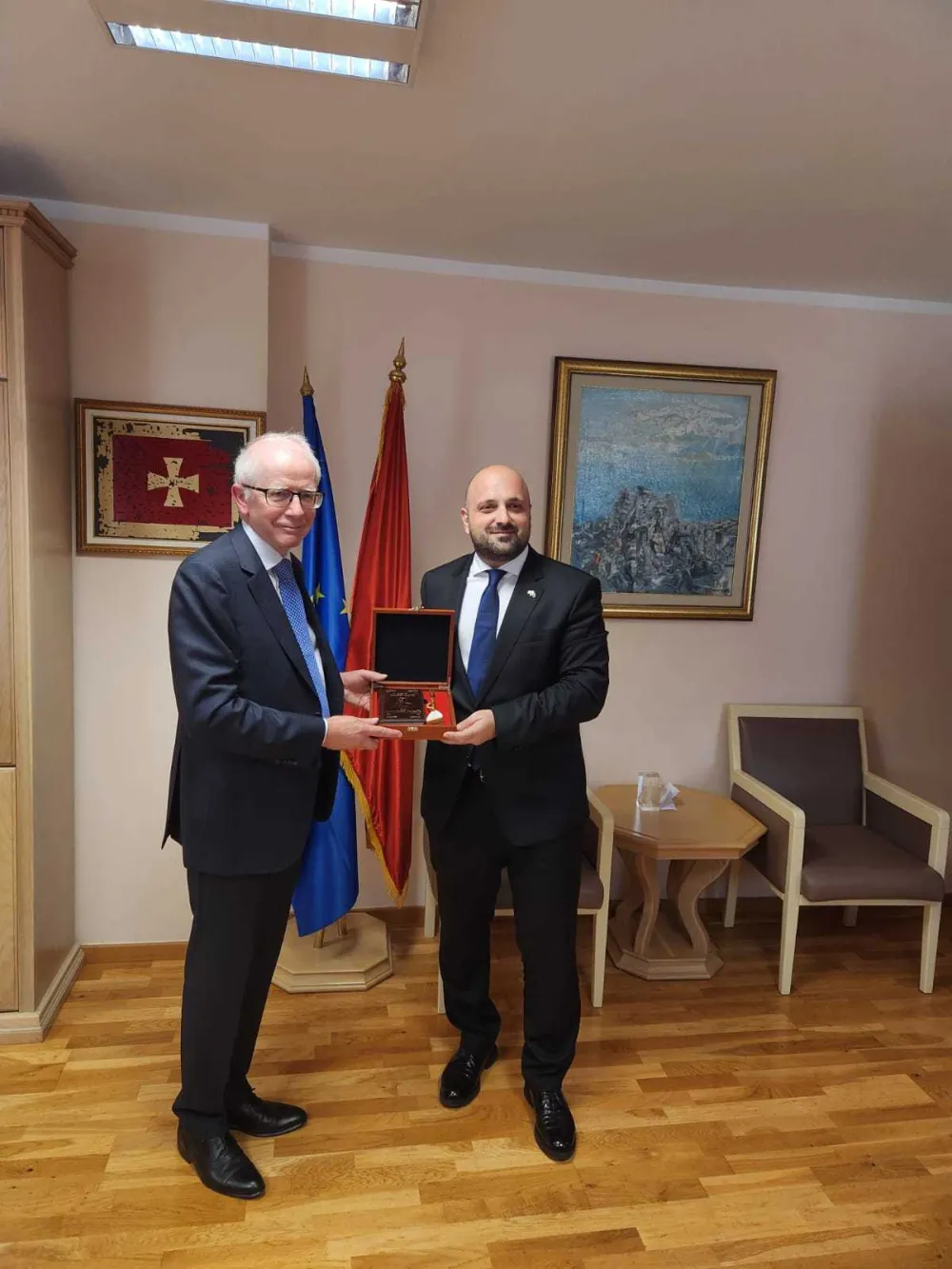 Božović sa predsjednikom Vrhovnog suda UK Lordom Robertom Ridom