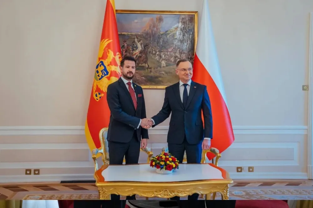 Predsjednik Poljske&nbsp;u zvaničnoj posjeti &shy;&shy;Crnoj Gori
