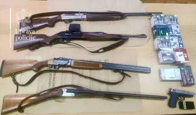 Na Cetinju oduzete četiri pu&scaron;ke, gasni pi&scaron;tolj i preko 200 komada municije