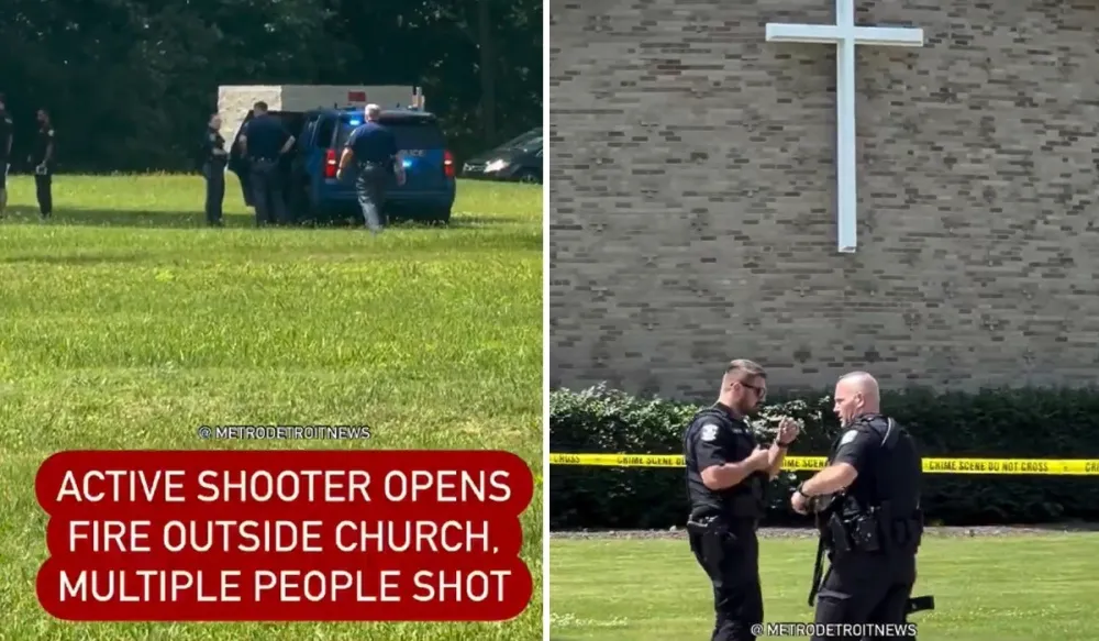 (VIDEO) Napadač uletio pikapom u crkvu i počeo pucati, ubio ga čuvar