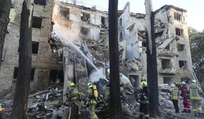 (FOTO) Ruski udar na Kijev, četiri osobe poginule