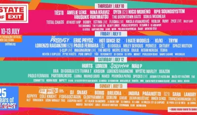 Na jubilarni EXIT stižu The Prodigy, Ti&euml;sto, Eric Prydz, Solomun, Boris Brejcha, Nina Kraviz, Amelie Lens&nbsp;i mnogi drugi