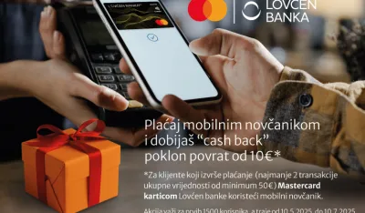 Poklon povrat novca za korisnike mobilnih novčanika 