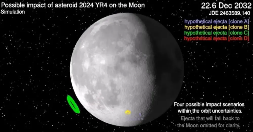 (VIDEO) Raste vjerovatnoća da asteroid pogodi Mjesec, posljedice bi se osjetile i na Zemlji