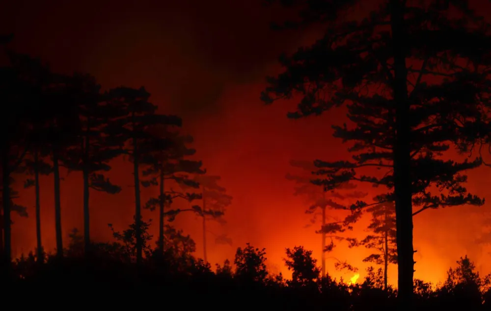 Novi požar na hrvatskom primorju: Vatru gasi 27 vatrogasaca i kanaderi