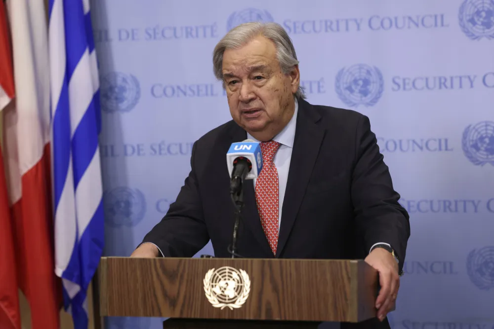 Gutere&scaron;: Operacija pomoći Gazi koju podržavaju SAD je nebezbjedna i ubija gladne ljude