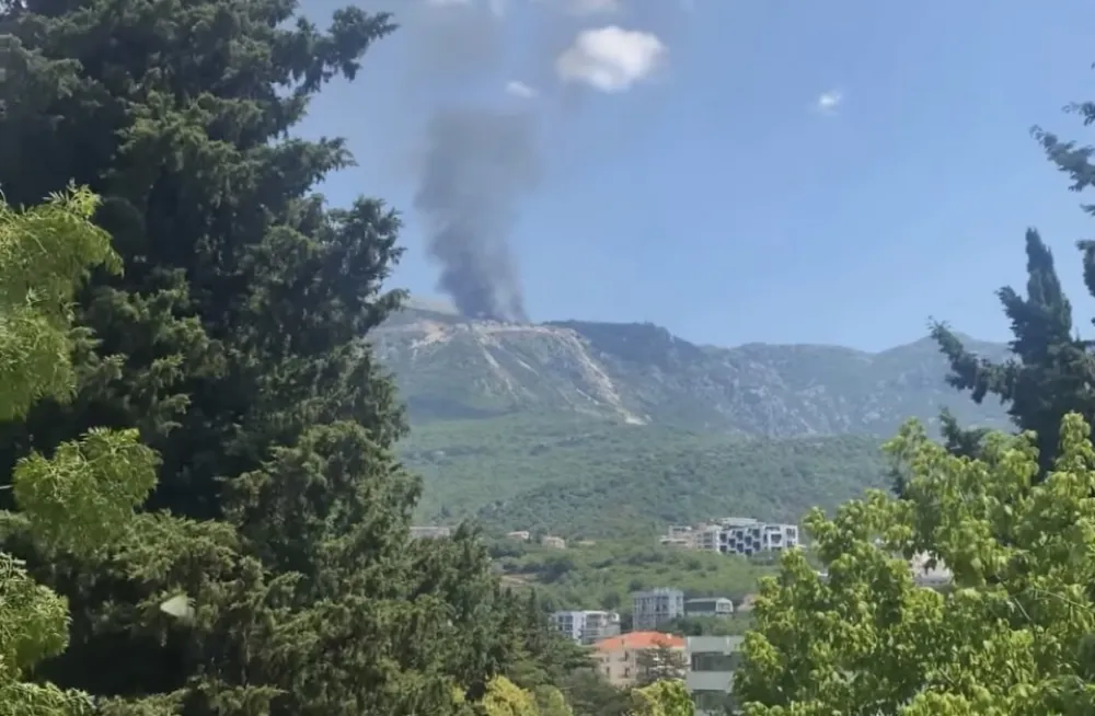 Požar na deponiji na Brajićima, vatrogasci na terenu