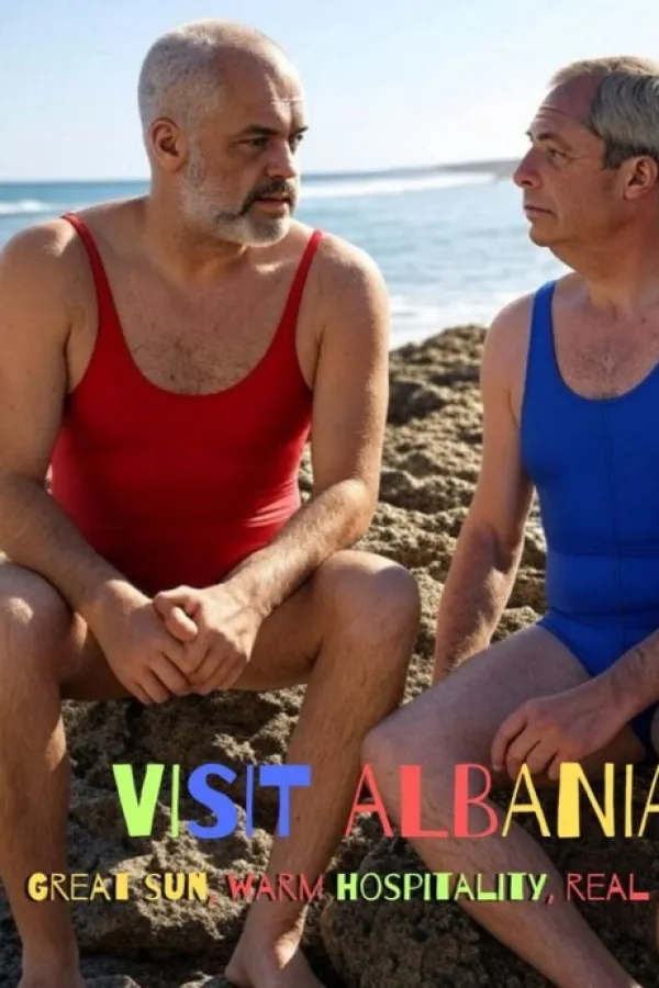 Edi Rama i Najdžel Faraž, generisao AI