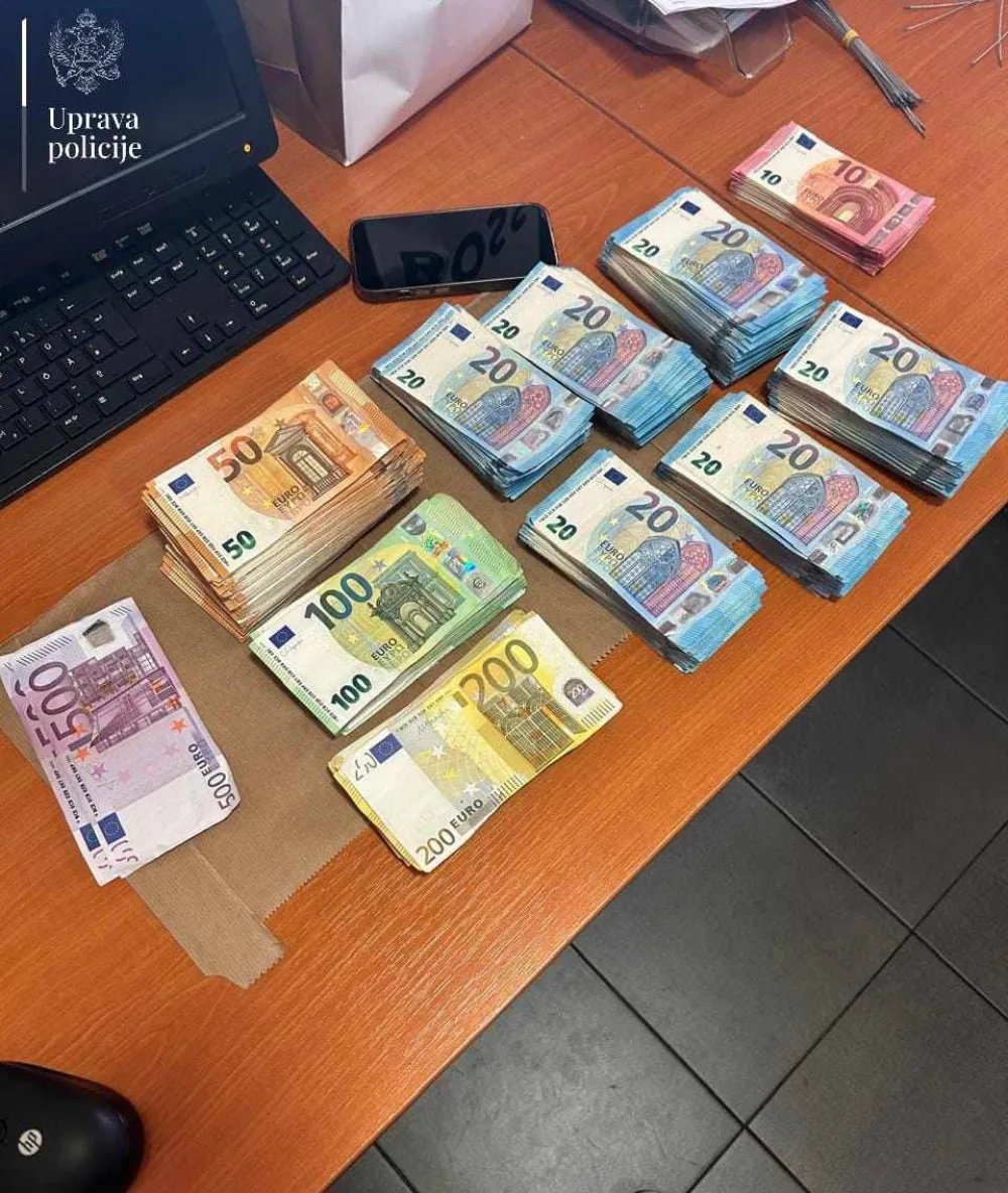 Granična policija uhapsila makedonskog državljanina kod kojeg je pronađeno oko 40.000 eura