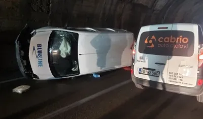 Saobraćaj na putu Nik&scaron;ić-Danilovgrad u prekidu zbog udesa