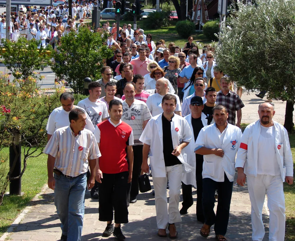 Sindikat zdravstva organizuje 3. jula protest: Urgentno povećati zarade od 1. septembra