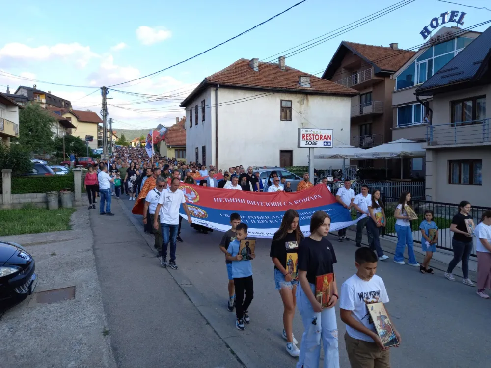 Vidovdanska litija u spomen Pljevljacima: Herojstvo junaka sa Ko&scaron;ara za nezaborav