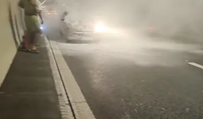 Mitrović za "Dan" opisao dramatičnu situaciju iz tunela na auto-putu: Iz auta u plamenu spasao ženu i dvoje djece