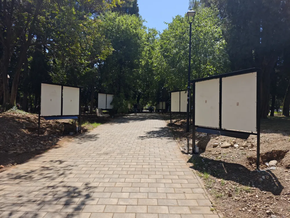 Njego&scaron;ev park postaje galerija na otvorenom