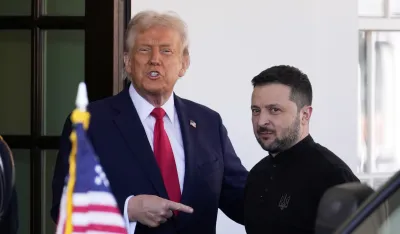 Donald Tramp i Volodimir Zelenski