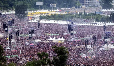 Sa koncerta Marka Perkovića Topmsona u Zagrebu
