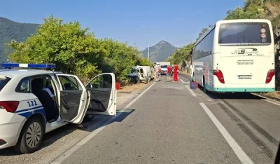 Udes kod Kotora, jedna osoba povrijeđena